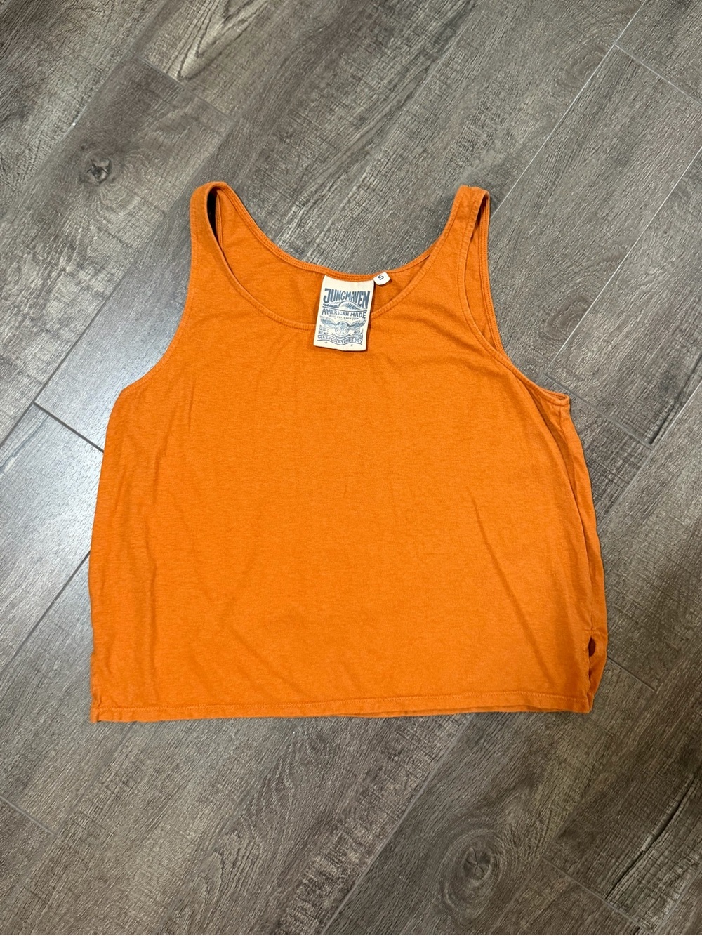 Jungmaven The Crop Tank - small - orange